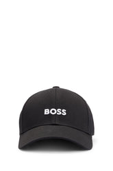 BOSS Kids Cotton Logo Baseball Cap Black One Size